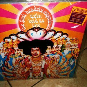 jimi hendrix axis as bold as love 2010 sealed 180 gram lp & booklet - exp guitar